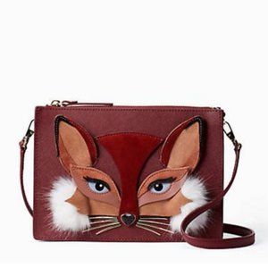 Kate Spade Novelty Crossbody 'So Foxy' Clarise